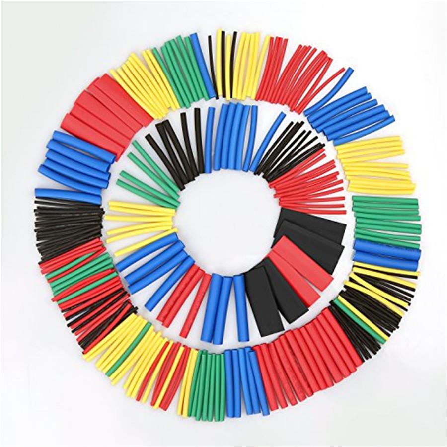 560Pcs Cable Heat Shrink Tubing Sleeve Electrical Wire Wrap Tube 2:1 Assortments