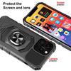 Armor Heavy Duty Case For Apple iPhone 11 12 13 14 15 16 17 Pro Max Magnetic Rotating Ring Holder Full Cover Phone Fundas Coque