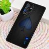 Spades Poker Play Cards Ace Art TPU Phone Case For Samsung Galaxy Note 10 Pro S26 S25 S24 S23 S22 Ultra Plus S21 FE S20 Cover