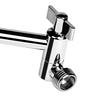 Adjustable Shower Arm with Teeth Bracket for Extended Top Spray Connection