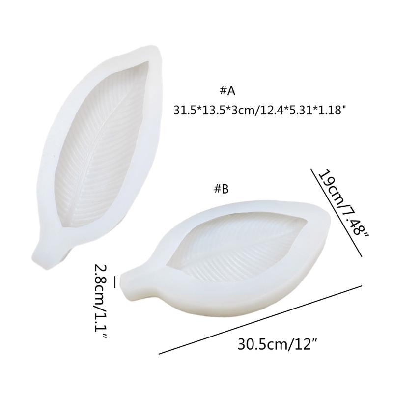 Silikonové formy ve tvaru listu Silikonová forma na ovocný podtácek Formy na odlévání epoxidové pryskyřice pro výrobu podložek pod hrnek ve tvaru plátku falešného achátu