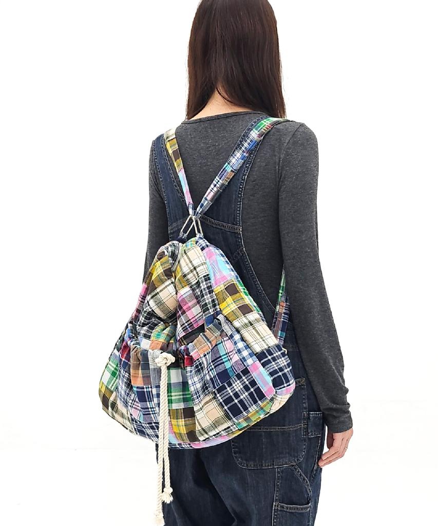 Sonnetofnight Patchwork 3-Stage Transformation Bag Check Pattern - Large L