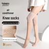 Women's Thin Over-the-Knee Stockings with Knee Protection (3 Pairs)