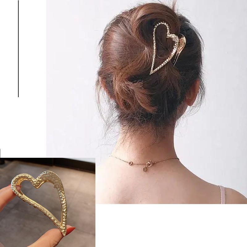 New Metal Claw Clip for Women Gold Geometric Hair Claw Large Size Headband Hairpin Claw Clip Hair Crab Hair Accessories