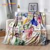 3D Dollar Euro Pound Money Rich Cartoon Soft Plush Blanket,Flannel Blanket Throw Blanket for Living Room Bedroom Bed Sofa Gift