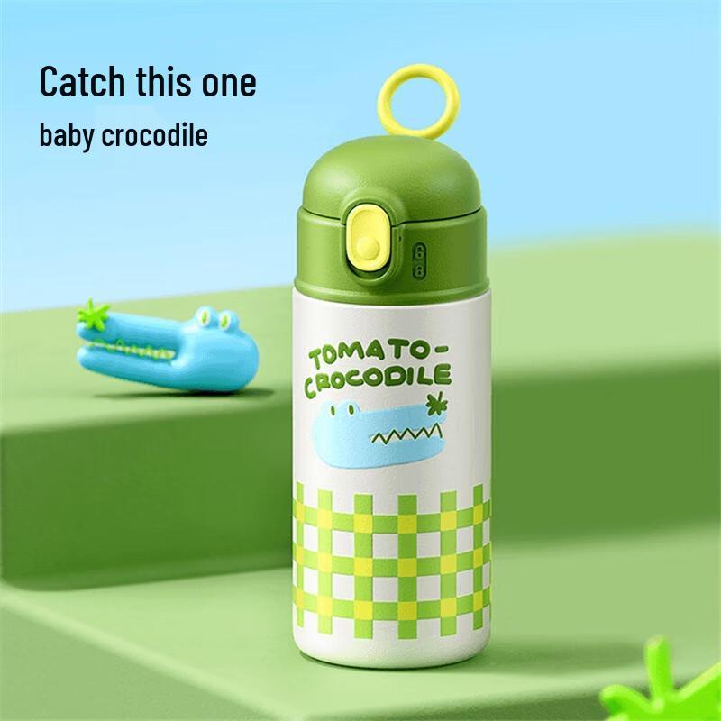 RELEA KEEPER 550ML 3D Crocodile Insulated Straw Cup