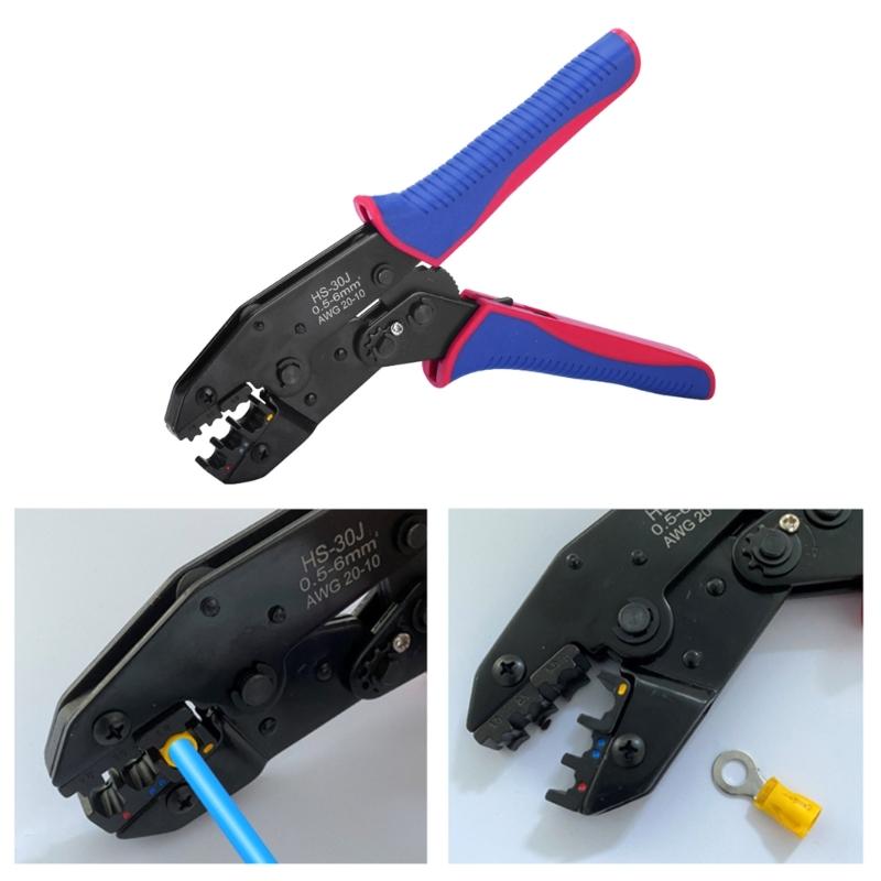 Crimp Terminals Cable Lugs Assortment Kits Wire Crimp Set Crimping Pliers with 300pcs Electrical Connectors Cable Lug