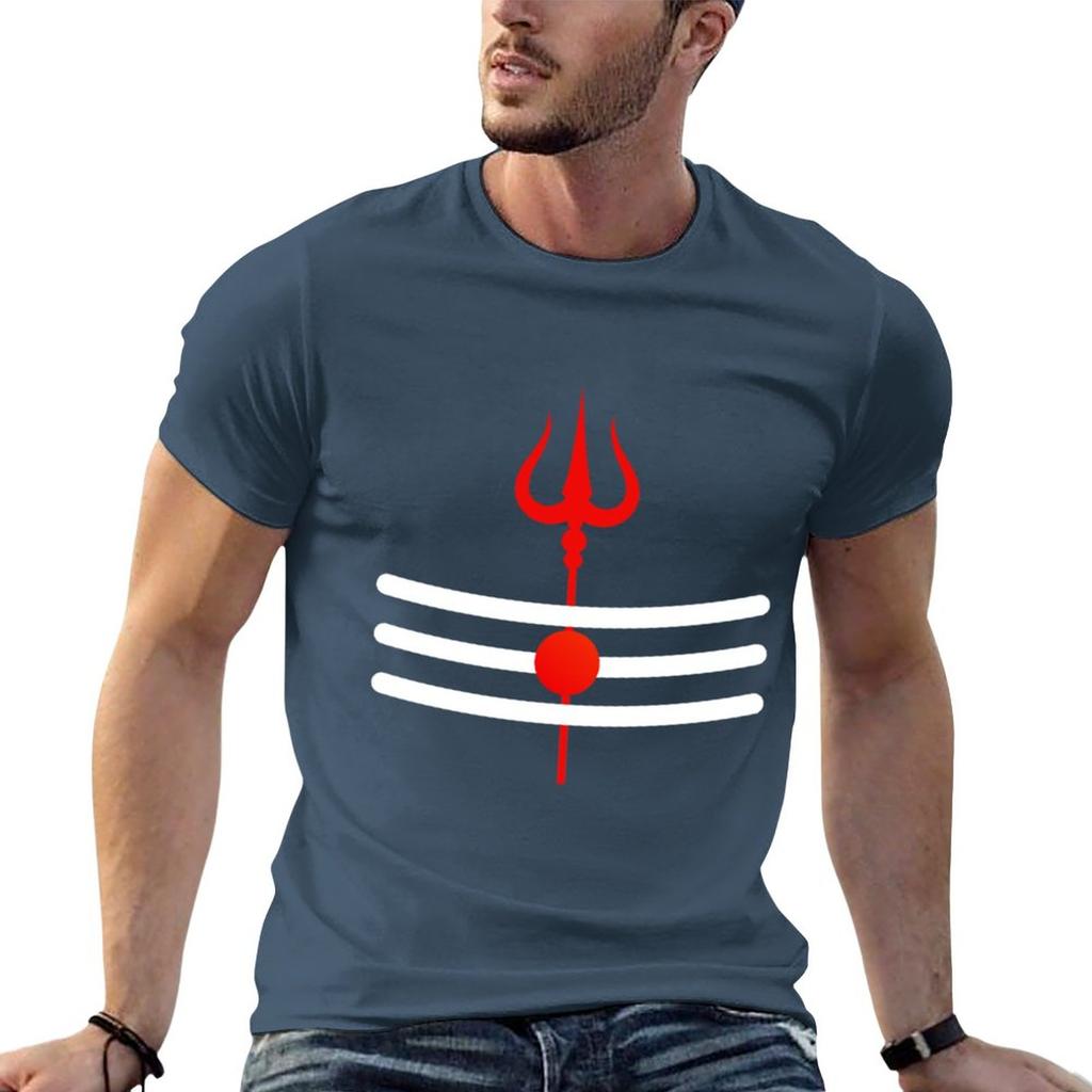 Neues Shiva Trishul T-Shirt Grafik-T-Shirt T-Shirts Sweatshirt T-Shirt Mann T-Shirts für Männer Grafik