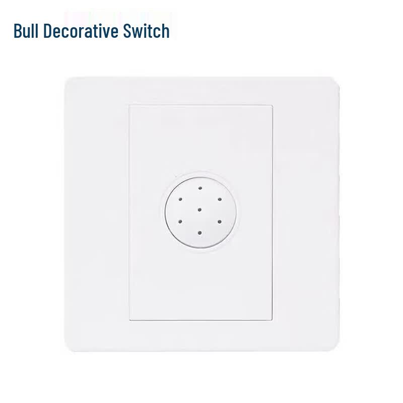 BULL Type 86 Acoustic-Optic Control Wall Switch белый