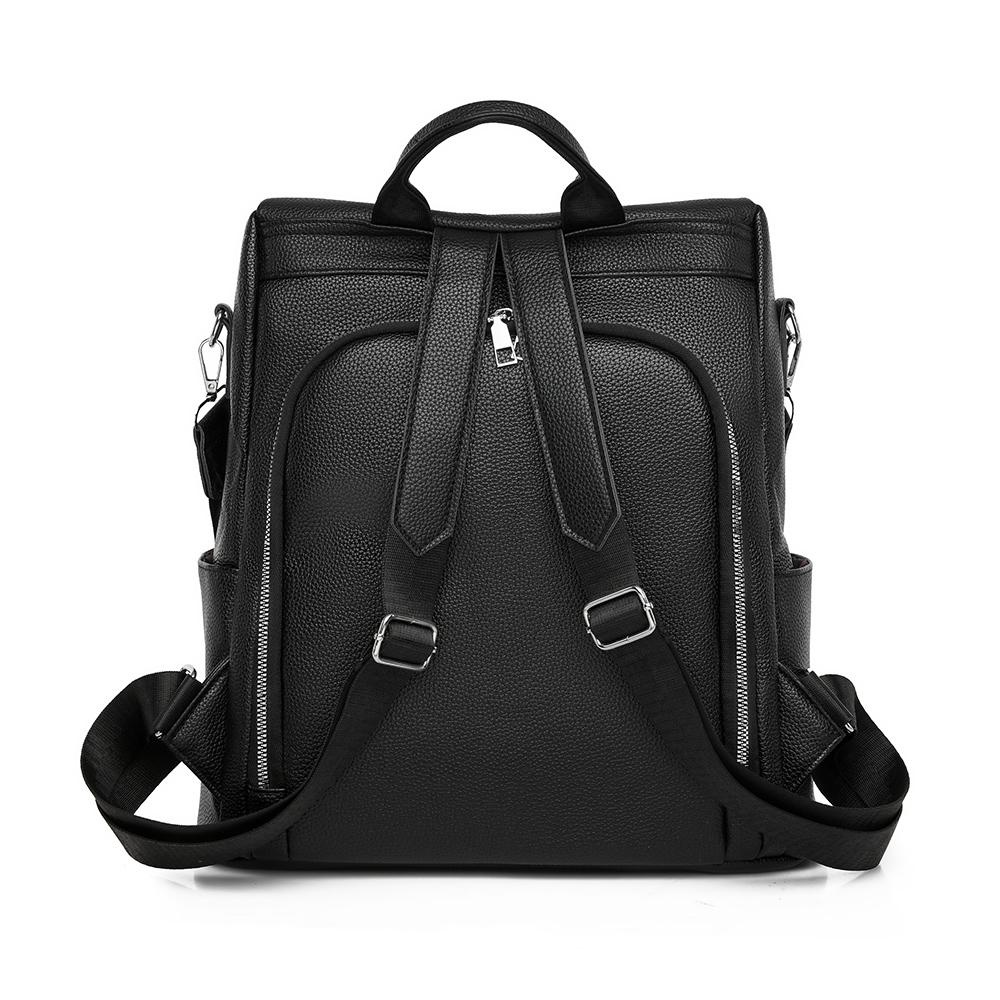 PU Backpack Women's Large Capacity Dual-Use Shoulder Bag Women's Outdoor Travel Backpack
