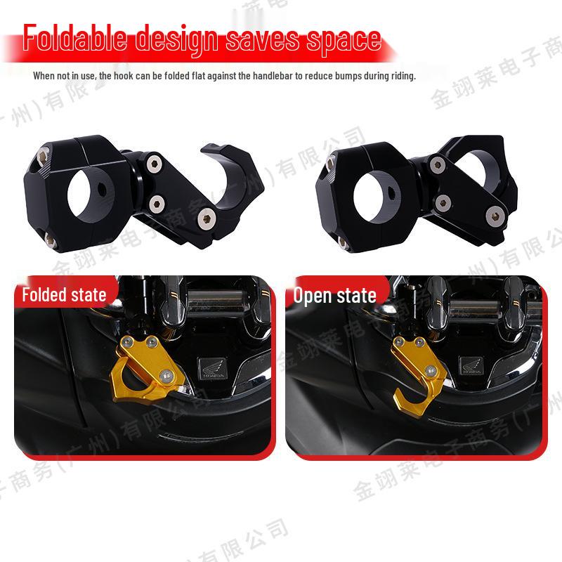 Aluminum Alloy Motorcycle Handlebar Hook & Balance Bar (22mm)