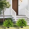 Artificial Pine Topiary Realistic Faux Pine Bushes Artificial Greenery with Spike Christmas Topiary