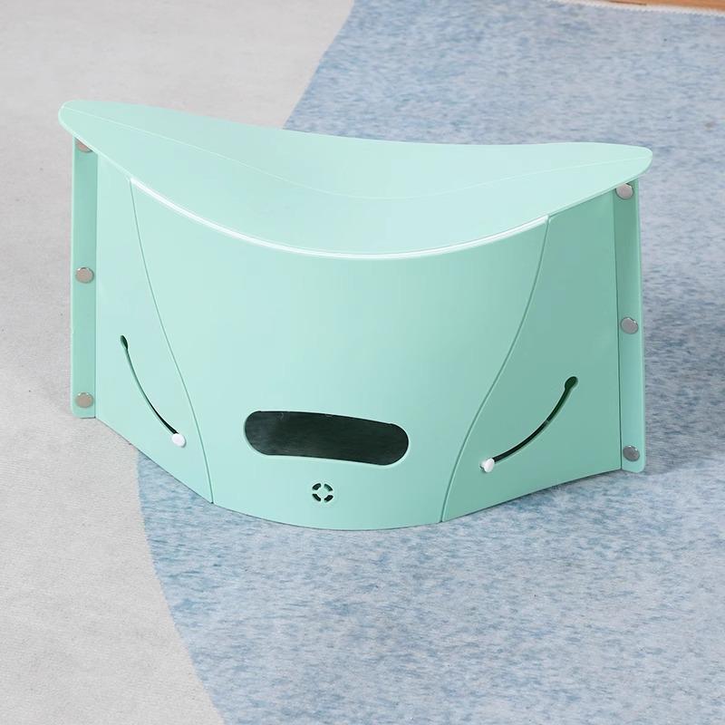 Portable Folding Plastic Travel Stool for Camping & Outdoor Use