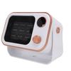 Desktop Heater Quiet Quick Heating   Ceramic Heater with 2 Speed Setting Tip Over Overheating Prevention for Indoor 1200W
