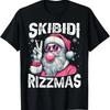 Skibidi Rizzmas Christmas Rizz Santa Claus Charisma Kid Cool Tshirt