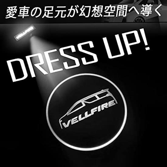 White LED Courtesy Lamp for Toyota Vellfire 30 Series and 20 Series