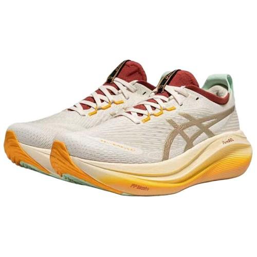 Asics GEL NIMBUS 27 Low Top Casual Running Shoes Women's Beige - 1012B871-100