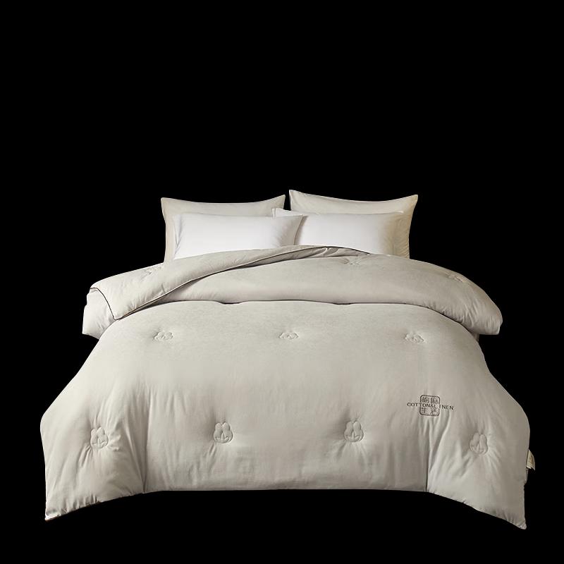 

Tianqin All-Season Washed Cotton Linen Feel Fiber Quilt