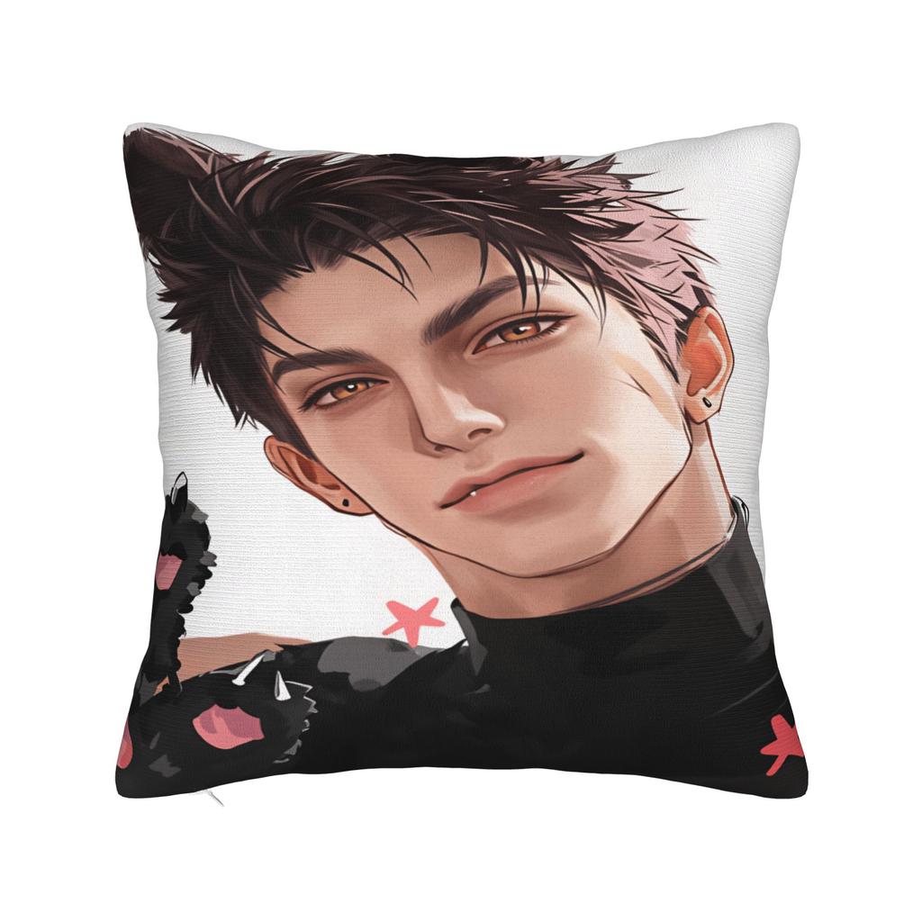 V-Valko L-Love and Deepspace Pillow Cover Novelty Pillow Case For Living Room Bed Chair Soft Pillowcases Birthday Gift