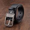 Men's Vintage Alloy Pin Buckle Leather Belt - High-End Casual Style