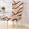 Household Elastic One-piece Hotel Dining Table and Chair Back Cover European Fabric Seat Cover Chair Stool Cover Dining Chair Cover