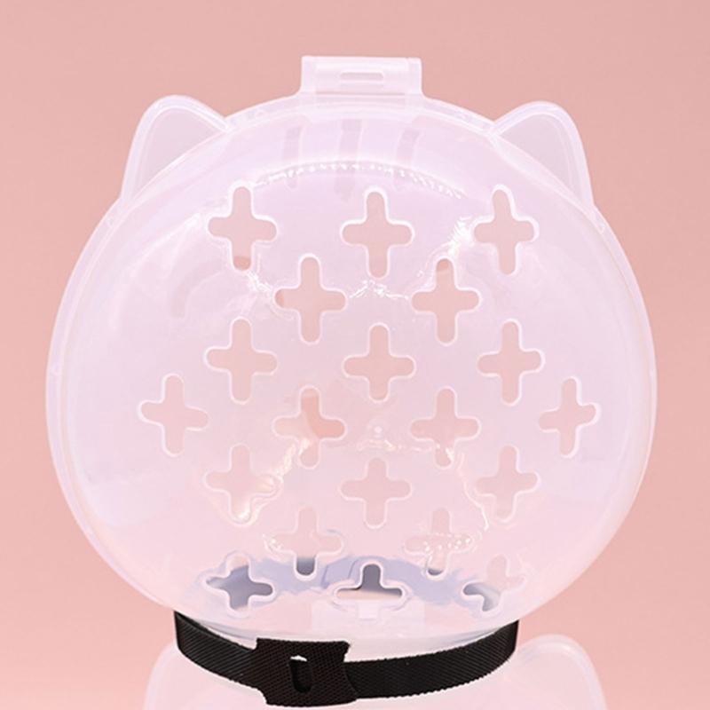Ventilated Cats Muzzle Space Helmet Clear Headcover For Small Dog Cats Prevent Biting Licking Scratching