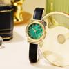 Retro Temperament Light Luxury Fritillary Surface Creative Asymmetrical Design Roman Disc Belt Quartz Waterproof Watch