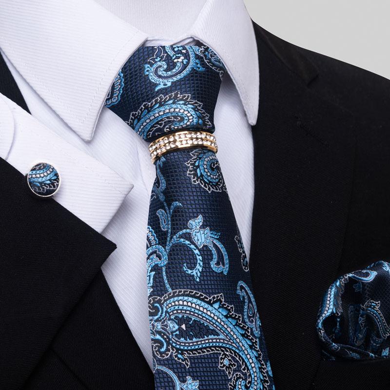 Direct Supply New Plaid Striped Flower Multicolor Men'S Tie Set