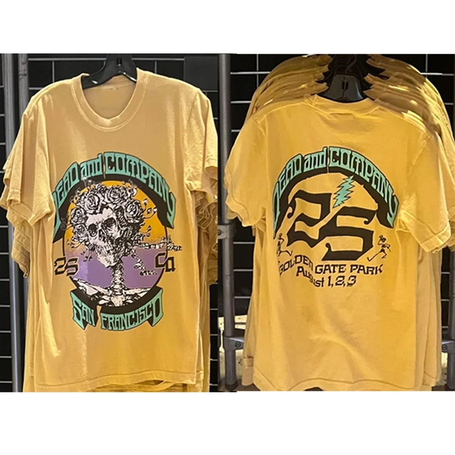 SALE 2025 Dead Company Golden Gate Park San Francisco 60th reprint T-Shirt S