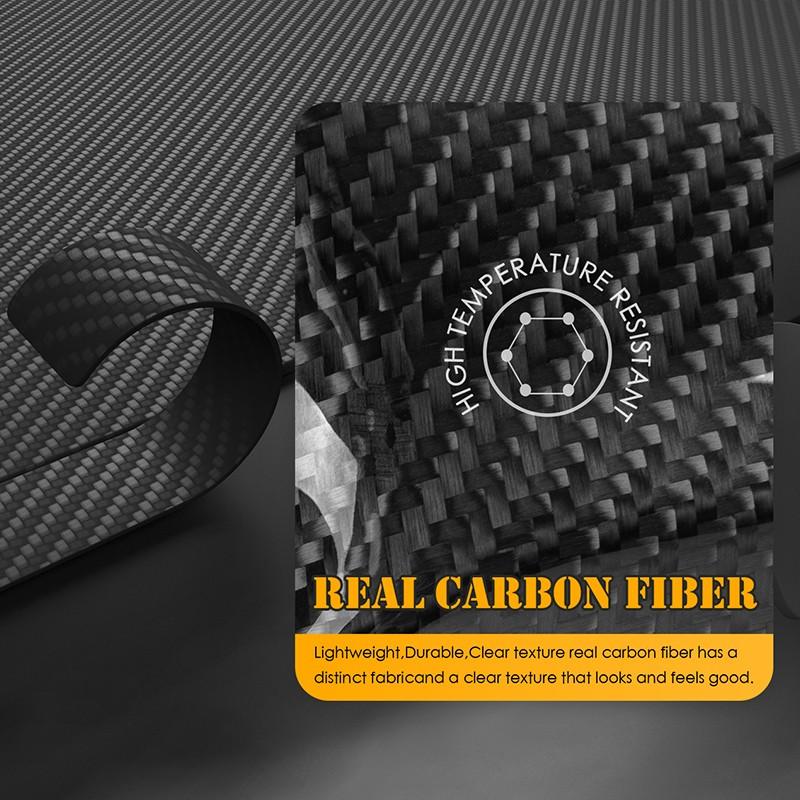 Carbon Fiber Driver Dashboard Air Vent Sticker Trim For Dodge Challenger 2015-24