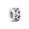 Hollow Hand-Painted Heart Charm Unisex Charm 798694C00