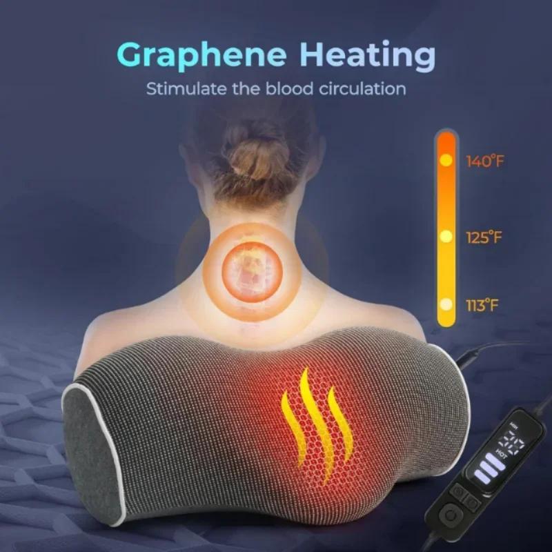 Neck Pillow Slow Rebound Memory Cotton Pillow Shaped Relaxing Cervical Partition Memory Neck Pain Relief Sleeping Pillow