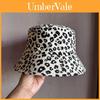 Outdoor Leopard Print Doublesided Fisherman Hat With Wide Brim For Sun Protection And Summer Fashion