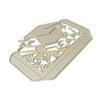 F26C Zarter Abschlusshut Metall-Stanzformen Bastel-Stanzteile Präge-Schriftzug-Stanzformen für DIY Scrapbooking Tagebuch Verzierung