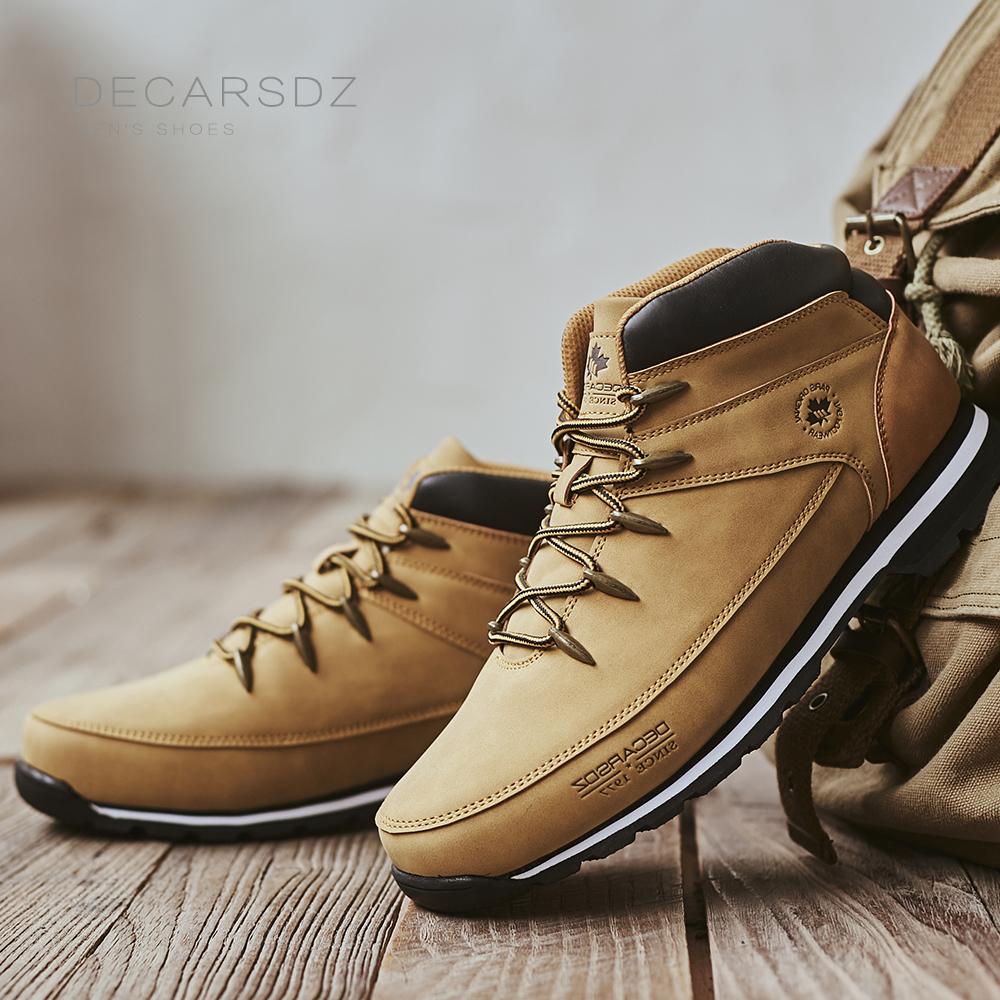 Botas de hombre 2021 Nuevos zapatos de moda para hombre Cómodo al aire  libre Otoño e invierno Zapatos para hombres Zapatos para caminar Zapatos para  hombres Botas casuales comprar a buen precio —