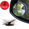 2x Car Rearview Blind Spot Side Rear View Mirror Convex Wide Angle Accessories