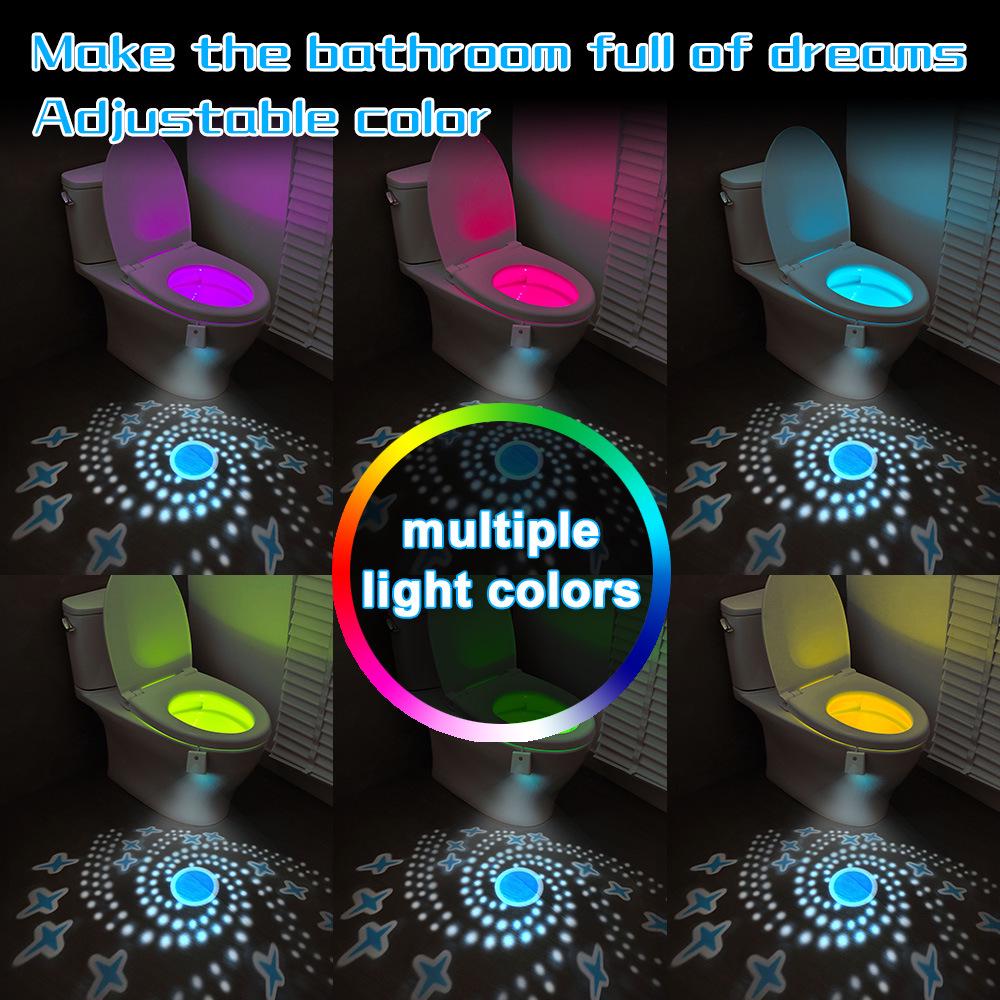Smart RGB USB Toilet Night Light with Motion Sensor