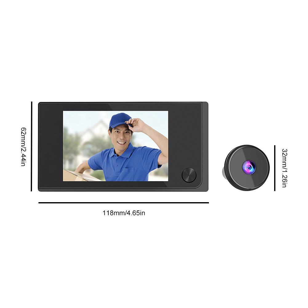 520A 3,5 Zoll Türspion Video Kamera 120° Weiter Blickwinkel 1MP Kabellose Video Türklingel Türspion Betrachter Außen Monitor Smart Home