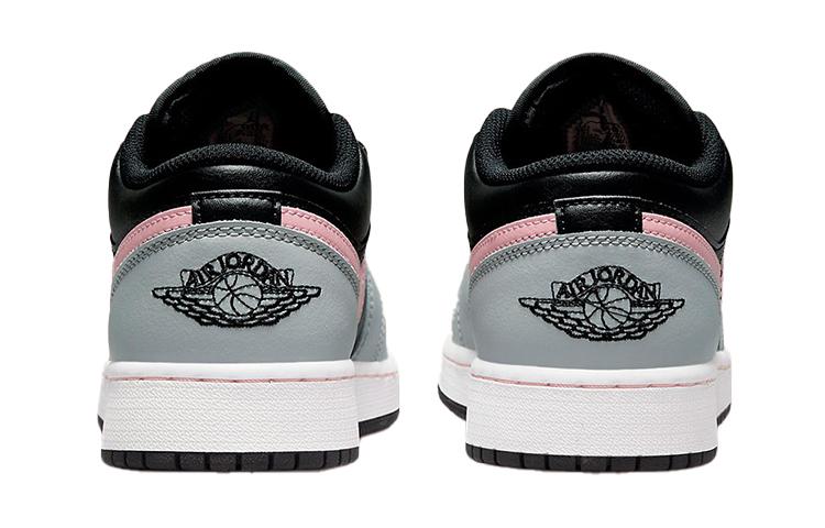 Jordan 1 Niskie 'Black Grey Pink' GS 553560-062