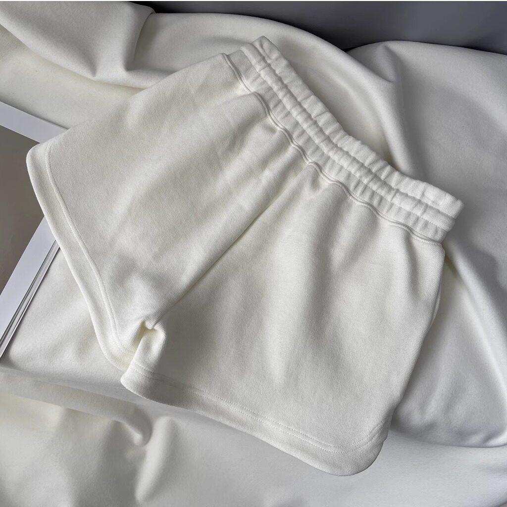 Women's A-line Slimming Terry Cotton Sport Shorts for Summer