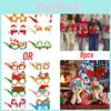 Fun Christmas Party Photo Props With Cartoon Design For Festive Decorations