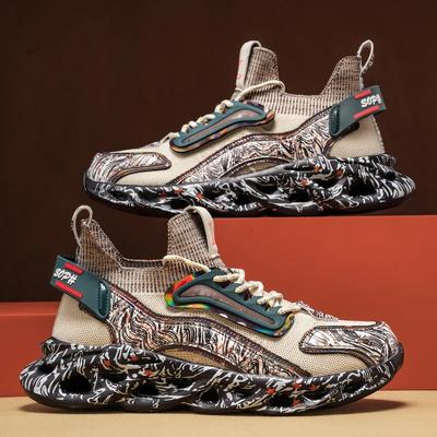 Fashion Shoes Men Sneakers Male Casual Mens Shoes Breathable Luxury Tennis Men's Running High Elastic Soft Sole Outdoor Fitness Shoes