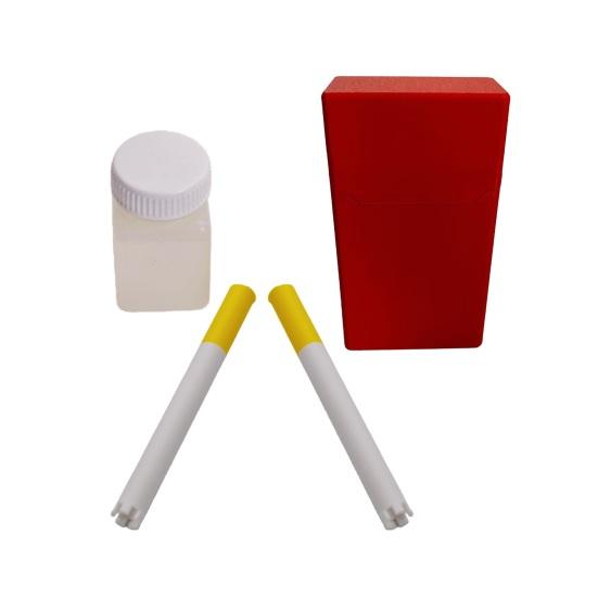 1 Set Kräuter-Rauchpfeife mit Aufbewahrungsbox, Seifenblasenlösung, Stressabbau, Seifenblasenstab für Kleinkinder, Jungen, Mädchen, Seifenblasenstab-Spielzeug