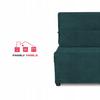 Fold-out Armchair Sleeping Function KIMO Bedding Container Family Furniture C Green