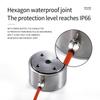 QILICHUANGAN Wägezelle, Hochpräzisions-Drucksensor, Messbereich 0-200 kg, Edelstahl, IP65/66 Wasserdicht (0-20KG)