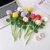 2-Grids Rose Ballpoint Pen 3-inch Writing Pen Creative Rose Flower Pen  Valentine's Day