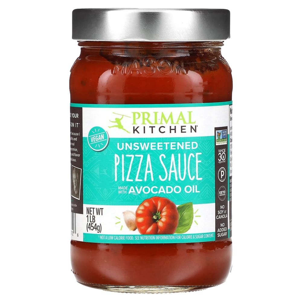 Primal Kitchen Unsweetened Pizza Sauce, 454g (1lb)