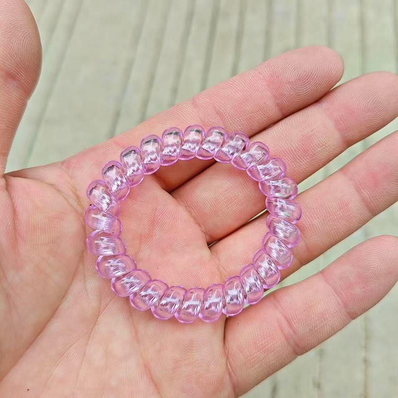 Candy-Colored Thick Bracelet-Style Hair Ring: Extra-Large Korean Rubber Band and Spring Headband Ornament