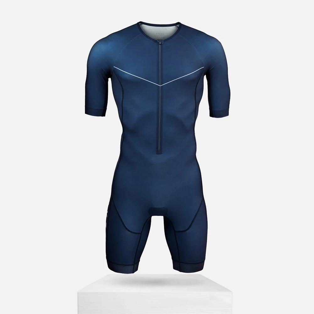 2026 Men's Short-sleeved Spring and Summer New Bicycle Cycling Clothes Onesie Breathable