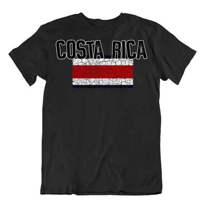 Flagge Costa Rica Fashion Country Souvenir Tee Pride Logo Unisex T-Shirt